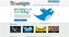 Desktop Screenshot of newgenseo.com